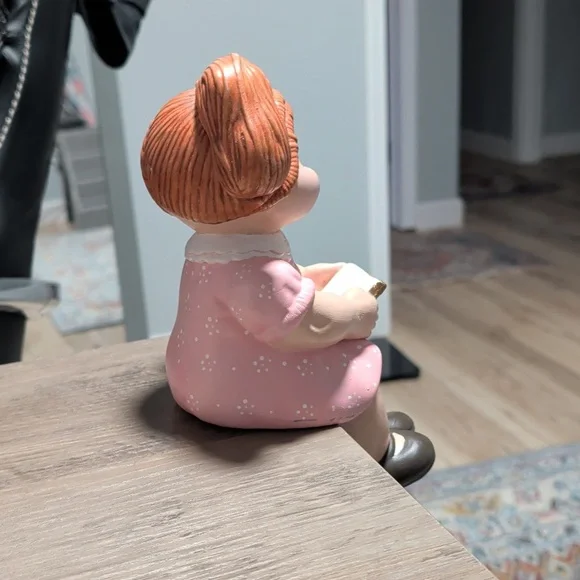 Vintage 80s Cabbage Patch Porcelain Sitting Figurine - Picture 3 of 6